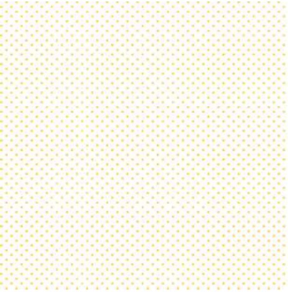 Pöttyös abrosz 80x80 cm krém-sárga