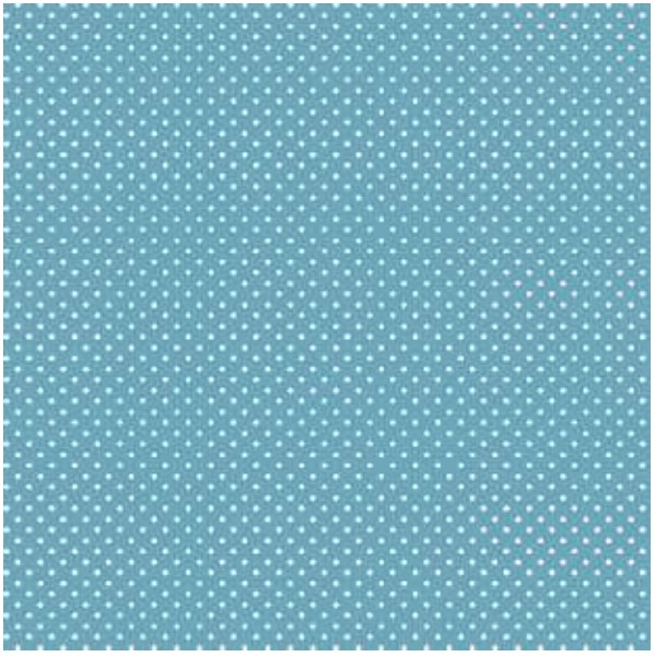 Pöttyös abrosz 80x80 cm kék-krém