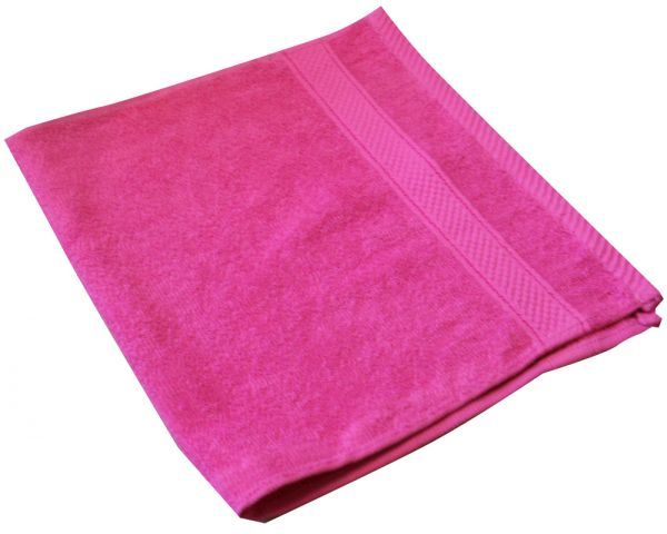 Törölköző, pamut, 50x100 cm, rózsaszín