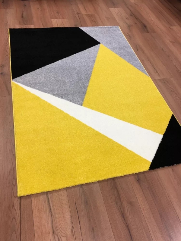 Tangram szőnyeg Sárga 80x150 cm