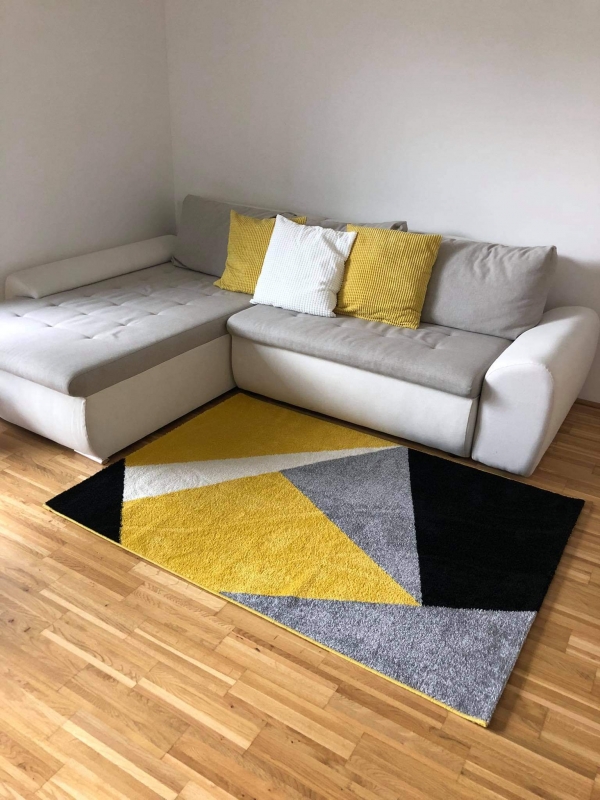 Tangram szőnyeg Sárga 200x280 cm