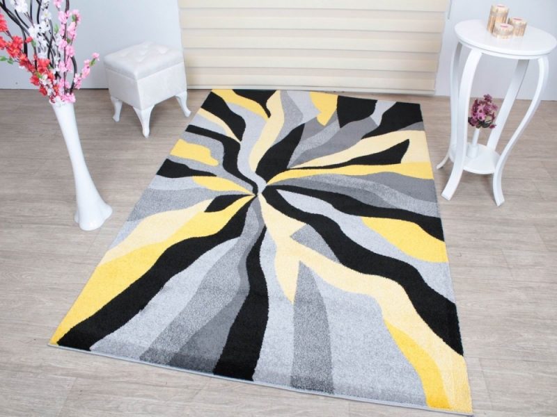 Fjord szőnyeg Sárga-szürke 80x150 cm