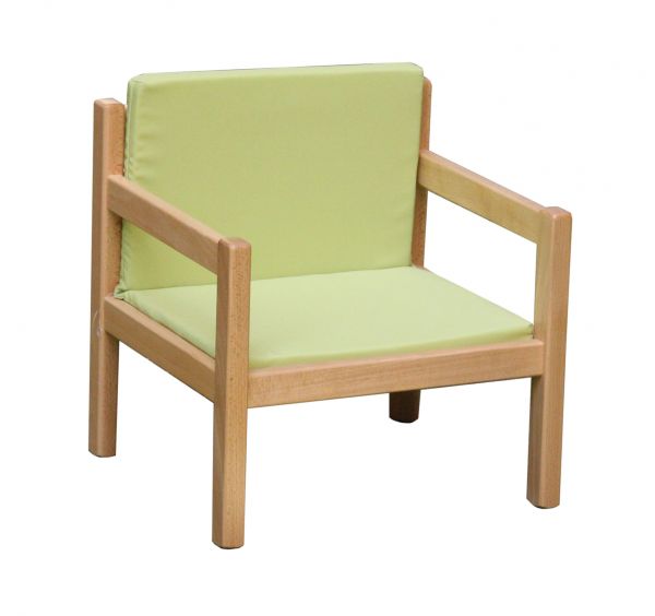 Lili fotel - almazöld szivaccsal - gyerekeknek