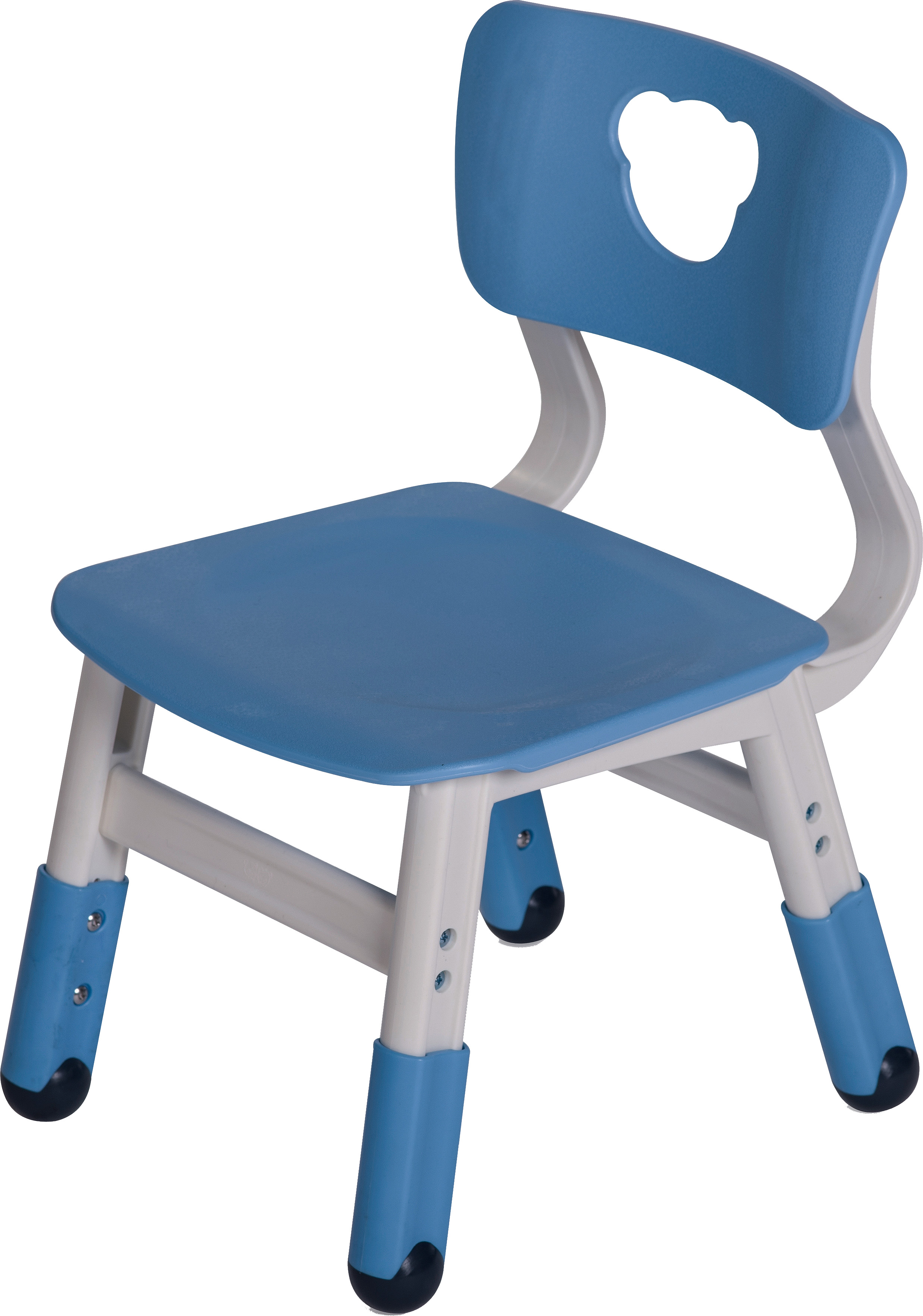 Happy Színes Szék, macis, állítható magasságú - kék 24 hó+