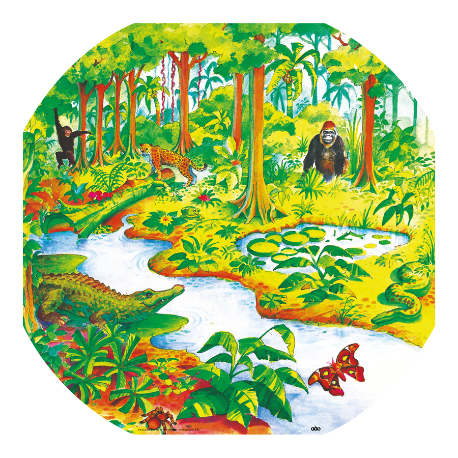 Terepasztal tematikus kiegészítő lap – Dzsungel