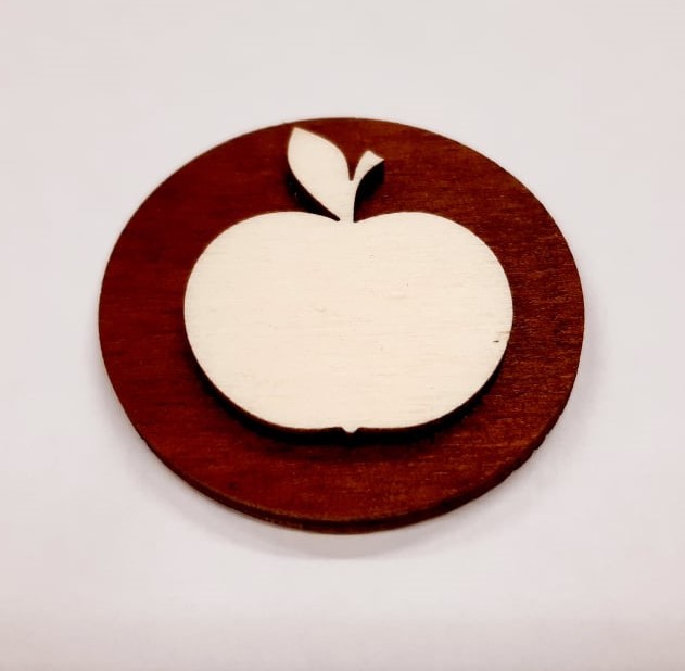 Alma fa öntapadós korongos jel