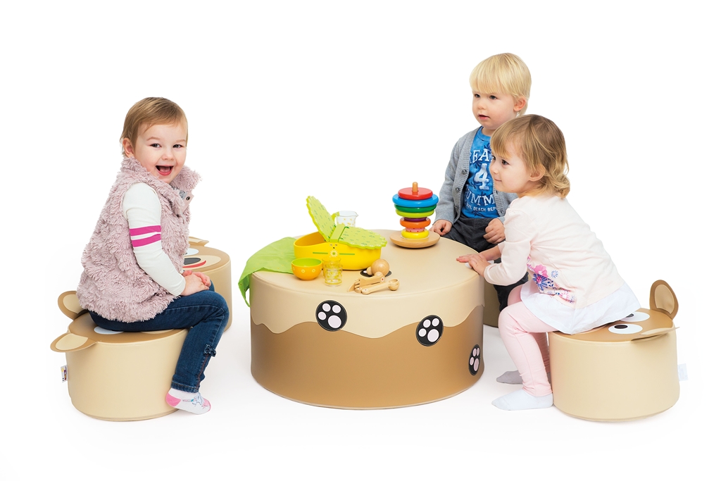 Vidám Teddy maci játszósarok szett