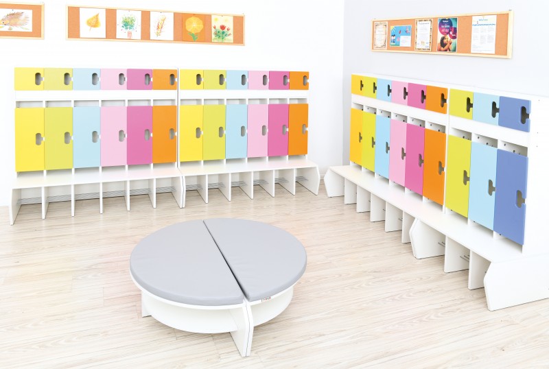 Ajtószett Bambi gyermeköltözőhöz - zöld színben