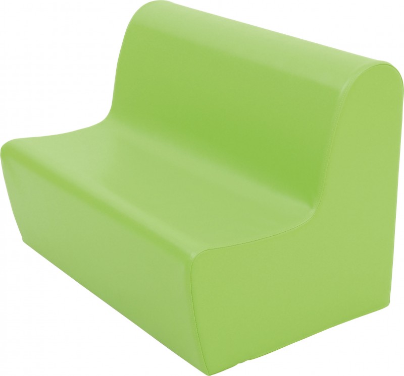 Szivacs kanapé, üm.: 31 cm, világoszöld