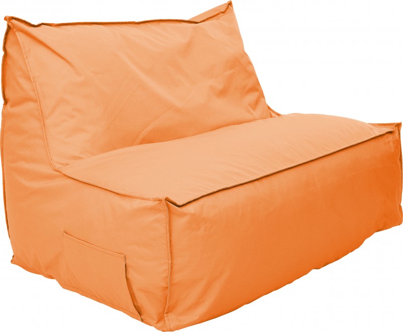 Babzsák kanapé narancs színben