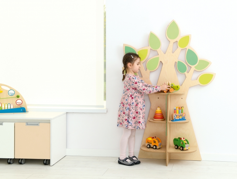 Tárolópolc - Lombos fa