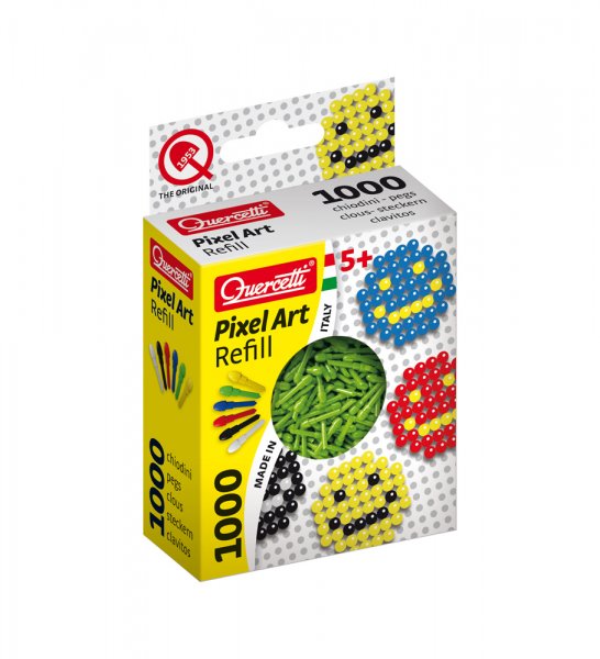 Quercetti: Pixel tüske - zöld