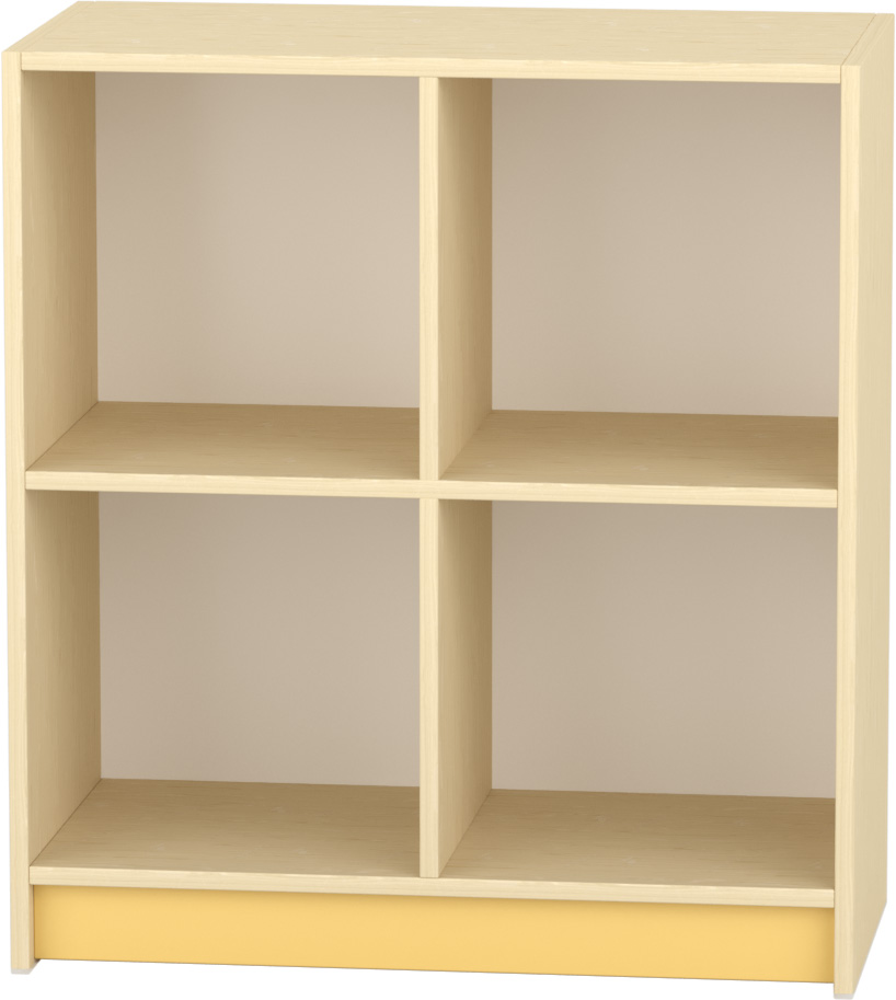 Komfort szekrény  II. - 4 fakkos - sárga