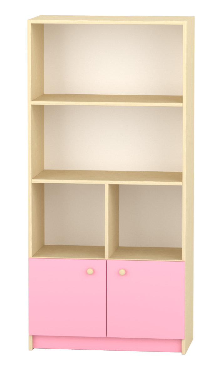 Komfort szekrény IV. - 4 fakkos - 2 polcos - 2 ajtós PR ajtós