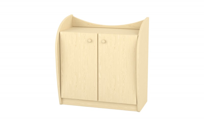 Marci 2 ajtós kisszekrény, juhar, 82x38x86 cm