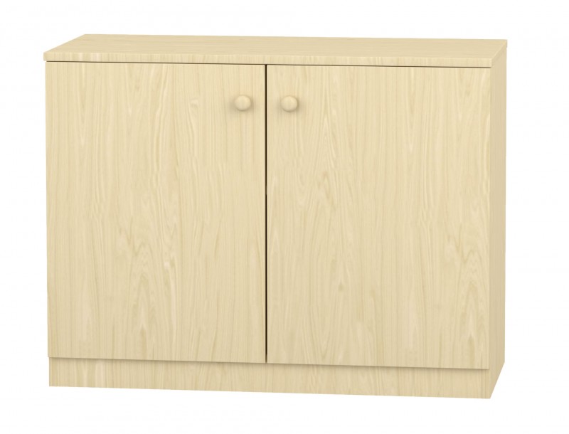 Flóra alacsony szekrény I. 2 ajtós, juhar