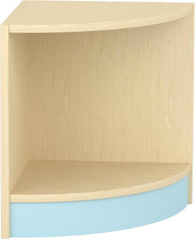 Komfort szekrény I. - alacsony íves oldalelem - pasztellkék
