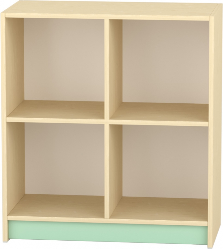 Komfort szekrény II. - 4 fakkos - pasztellzöld