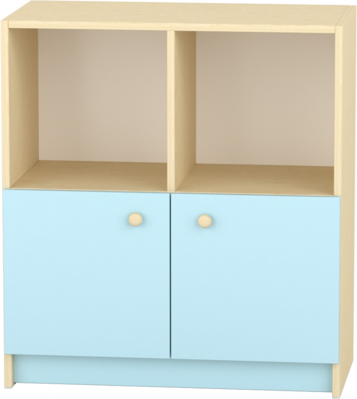 Komfort szekrény II. - 4 fakkos - alulajtós pasztellkék