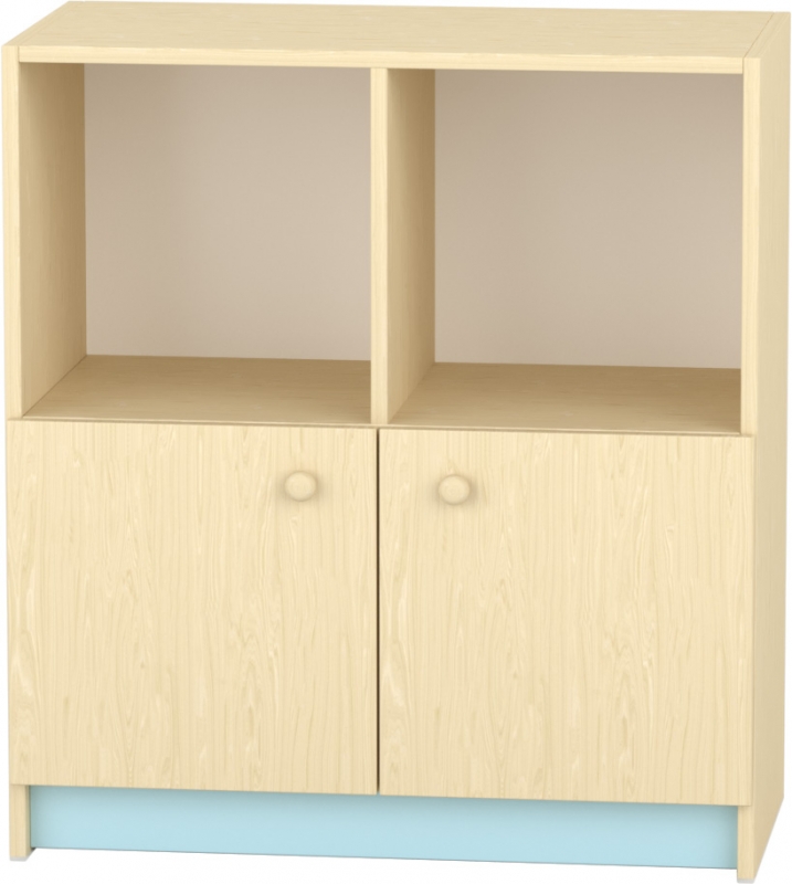 Komfort szekrény II. - 4 fakkos - alulajtós pasztellkék