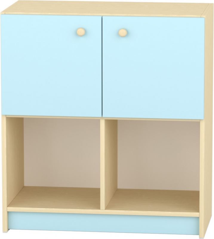 Komfort szekrény II. - 4 fakkos - felülajtós pasztellkék