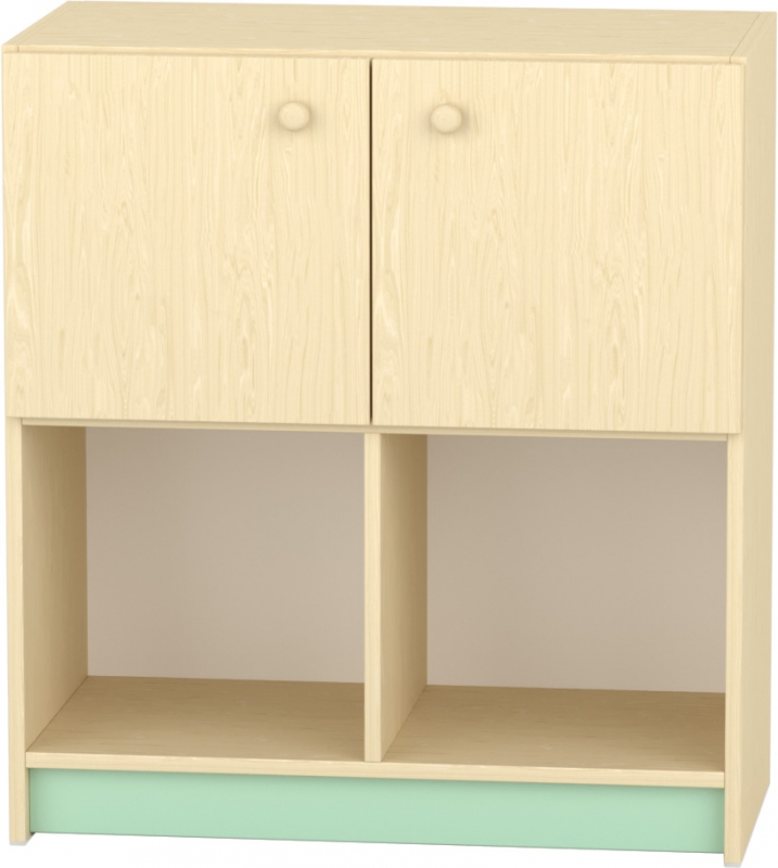 Komfort szekrény II. - 4 fakkos - felülajtós pasztellzöld