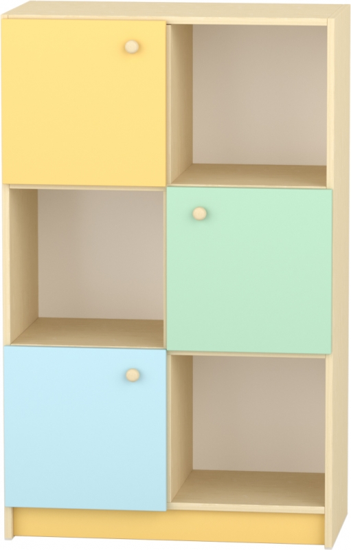 Komfort szekrény III. - 6 fakkos - mozaik ajtós