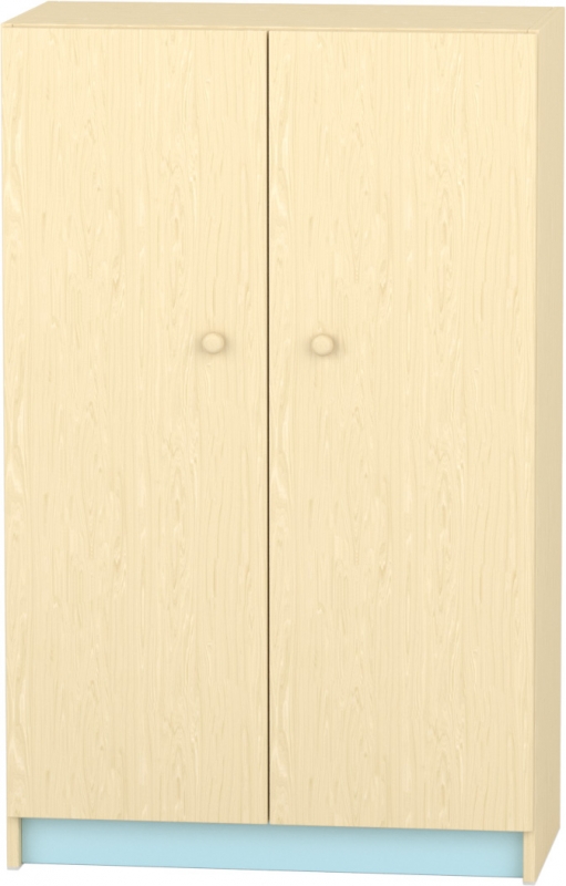 Komfort szekrény III. - 3 polcos - teliajtós - pasztellkék