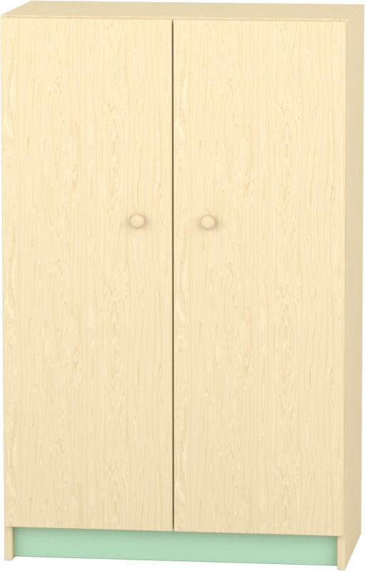 Komfort szekrény III. - 3 polcos - teliajtós - pasztellzöld