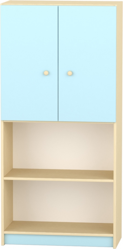 Komfort szekrény IV. - polcos - felülajtós - pasztellkék