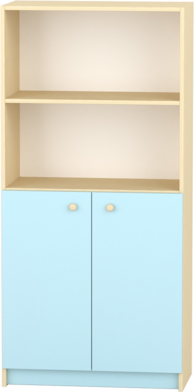 Komfort szekrény IV. - polcos - alulajtós - pasztellkék