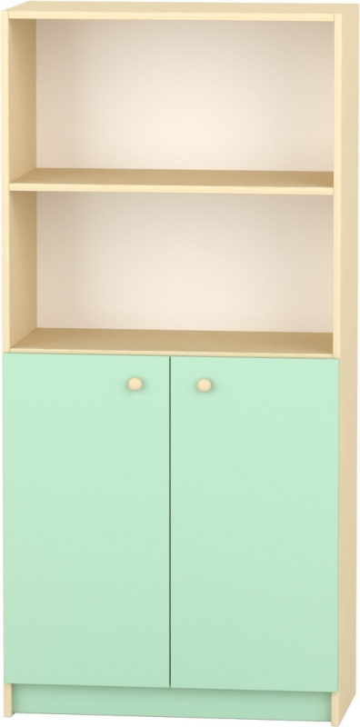 Komfort szekrény IV. - polcos - alulajtós - pasztellzöld