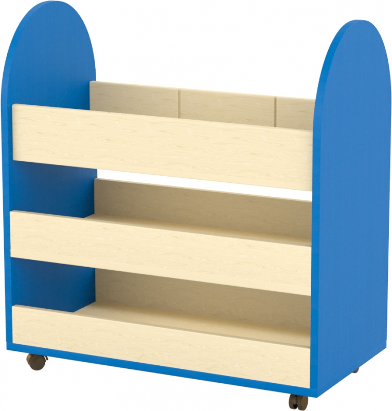 Gurulós eszköztároló - térelválasztó kék