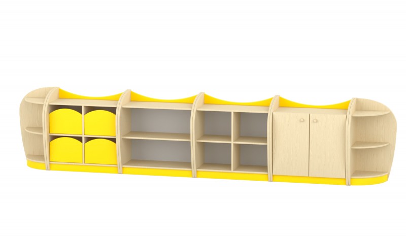 Marci szekrénysor, juhar - sárga IV.