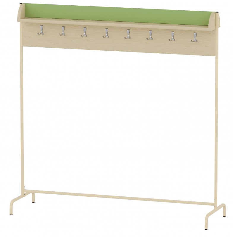 Törölköző- és fogmosópohár-tartó 32 akasztós juhar-zöld