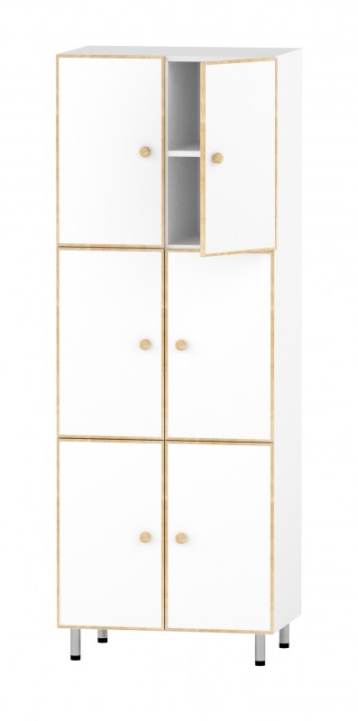 Öltözőszekrény - 6 ajtós