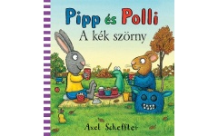 Pipp és Polli - A kék szörny - Axel Scheffler - lapozó kpp068n