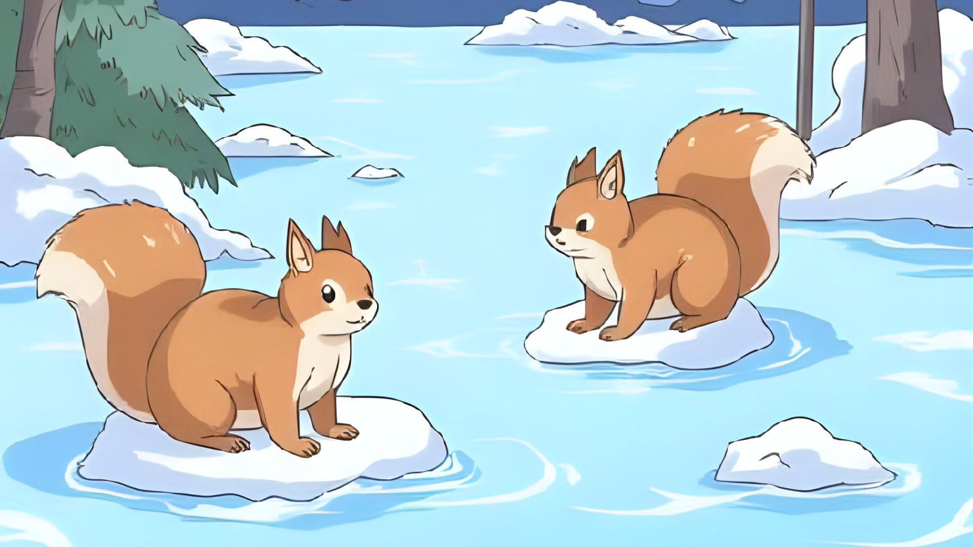 telbucsuztato az ovodaban mokusok a jegen