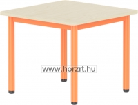 Trapéz asztal, állítható asztallábbal,<br>112x53 cm,40-46 cm-es asztallábbal