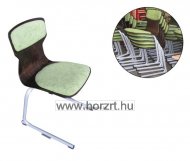 Lili szék, 38 cm ülésmagassággal, rakásolható kivitel