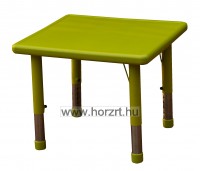 Trapéz asztal, állítható asztallábbal<br>112x53 cm<br>52-58 cm-es asztallábbal