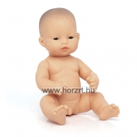 Latin-amerikai baba - fiú, hajas, fürdethető, 38 cm 12 hó+