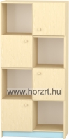 Komfort szekrény  III. - 2 polcos -2 fakkos -acélkék