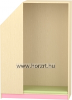 Flóra alulfiókos szekrény, 90x40x187 cm, juhar