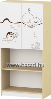 Lili pelenkázó szekrény - 3 fiókos, oldalszekrényes, 70x75x90 cm