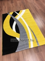 Zora egyszínű szőnyeg Sárga 80x150 cm
