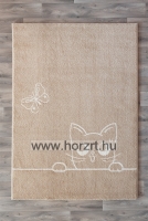 Zora egyszínű szőnyeg Mogyoró 160x230 cm