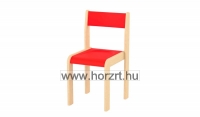 Emese szék-csővázas 30 cm ülésmagasság - piros vázzal