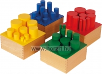 Montessori Színes hengerek