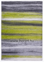 Zöld csíkos szőnyeg 160x230 cm